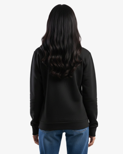 Custom Jerico 12 Organic Cotton Crewneck Sweatshirt - Back View | Jerico | Screen Printing Canada