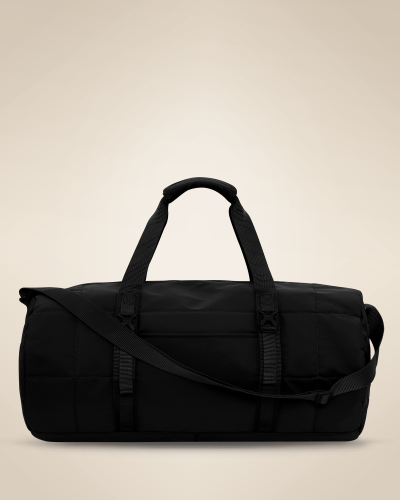 Matte Quilted Barrel Duffel. 27L