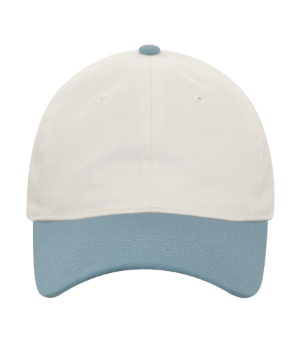 KOI KOI1830 Two Tone Unstructured Snapback Cap - Natural/Blue Mist by KOI