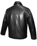 Men's Leather Jacket Back Thumbnail | Custom Apparel Canada