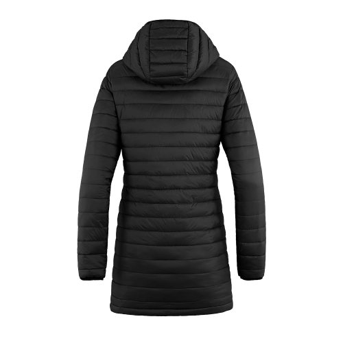 Ladies Long Lightweight Puffy Jacket back Thumb Image