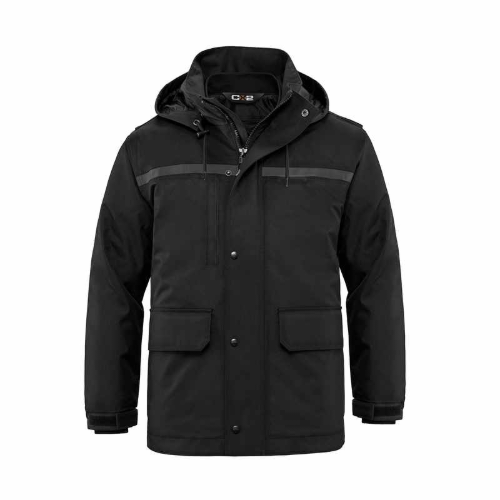 L01120 - Pinnacle - Heavy Duty 3 in 1 Parka w/ Detachable Hood by ATC
