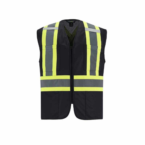L01150 - Scout - Adult Tricot Hi-Vis Zipper Front Vest by ATC