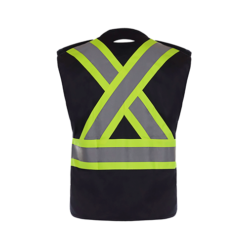 One Size Hi-Vis Safety Vest back Thumb Image