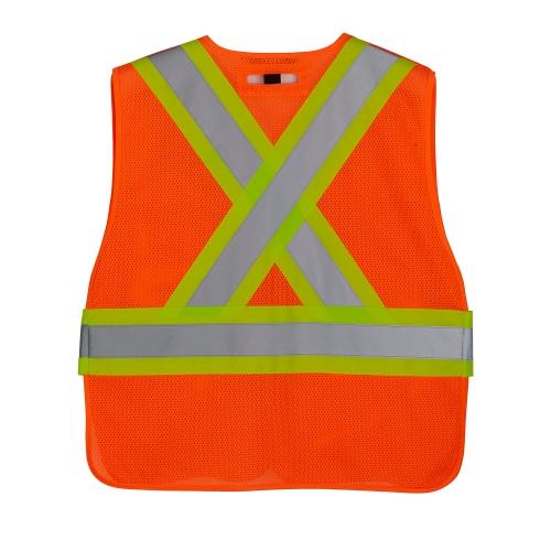 One Size Hi-Vis Safety Vest back Thumb Image