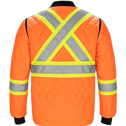 Hi-Vis Quilted Jacket back Thumb Image