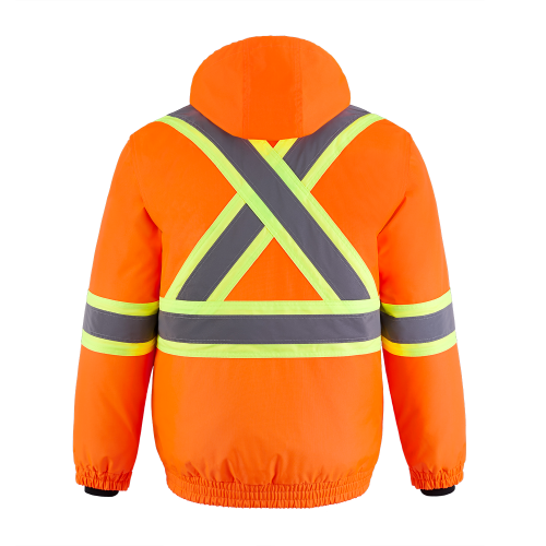 3 in 1 Hi-Vis Bomber Jacket back Thumb Image