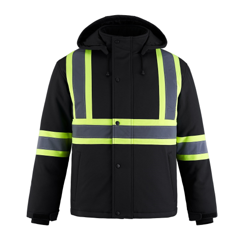 Hi-Vis Insulated Softshell Jacket front Thumb Image