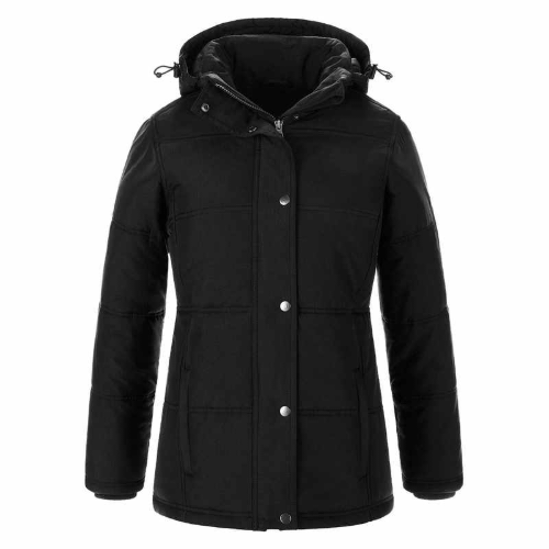 Custom L06026 - Nunavut - Ladies Puffy Coat w/ Detachable Hood | ATC L06026 | Screen Printing & Embroidery Canada