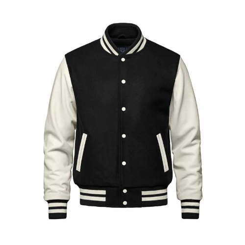 L06085 - Varsity - Melton and Leather Varsity Jacket by ATC
