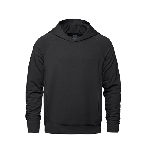 Canada Sportswear L0845Y L0845Y - Jetsetter - YOUTH French Terry Pullover Hooded Sweatshirt  in Black - Custom Printing Available