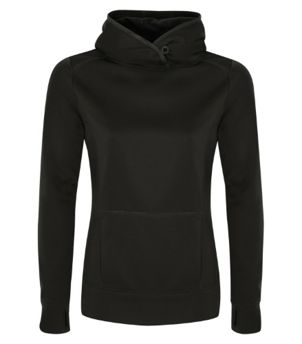 Fleece Hooded Ladies' Sweatshirt front Thumb Image