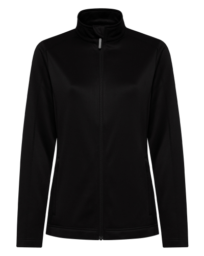 Coal Harbour L2010 Essential Full Zip Fleece Ladies' Jacket in Black - Custom Printing Available