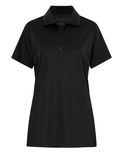 Coal Harbour L365 Everyday Snag Resistant Ladies’ Polo in Black - Custom Printing Available