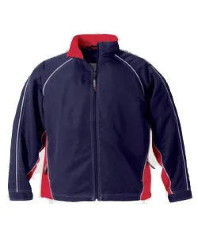 Canada Sportswear L4070Y Youth Track Jacket in Black Royal - Custom Printing Available