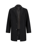 YOUTH Regent Melton Coat with Removable Collar Front Thumbnail | Custom Apparel Canada