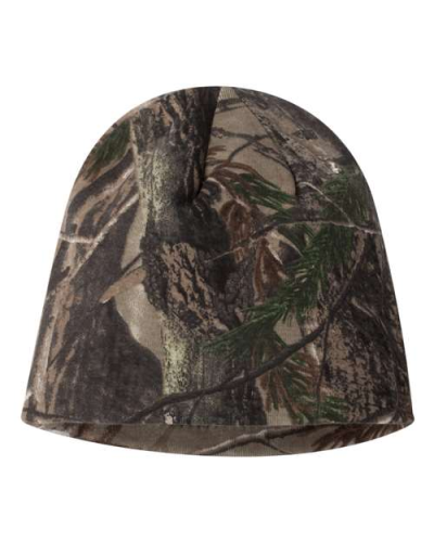 Kati LCB08 8" Licensed Camo Beanie in Realtree All Purpose - Custom Printing Available