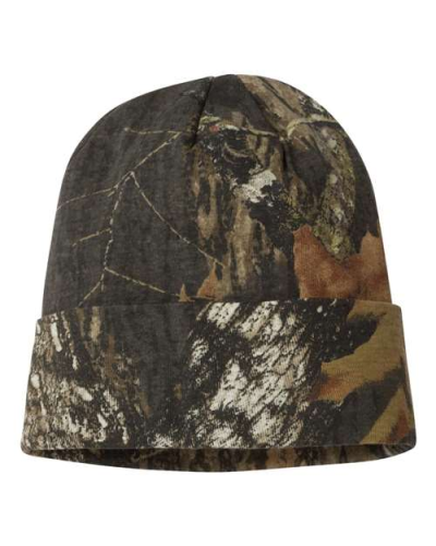 Kati LCB12 12" Licensed Camo Cuffed Beanie in Mossy Oak BreakUp - Custom Printing Available