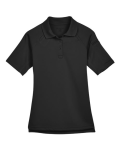 Harriton M211W in Black - Front View
