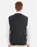 Men's Pilbloc™ V-Neck Sweater Vest Back Thumbnail | Custom Apparel Canada