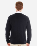 Harriton M425 in Black - Back View