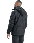 Berne Apparel NCH377 in Black - Back View