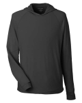 Unisex JAQ Stretch Performance Hooded Long Sleeve T-Shirt Front Thumbnail | Custom Apparel Canada