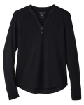Women's JAQ Stretch Performance V-Neck Snap Pullover Front Thumbnail | Custom Apparel Canada