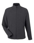 Men's Spirit Textured Full-Zip Front Thumbnail | Custom Apparel Canada