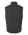 Men's Jasper Jacquard Fleece Vest Back Thumbnail | Custom Apparel Canada
