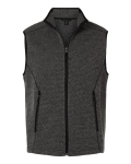 Men's Jasper Jacquard Fleece Vest Front Thumbnail | Custom Apparel Canada