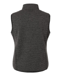WOMEN'S Jasper Jacquard Fleece Vest Back Thumbnail | Custom Apparel Canada