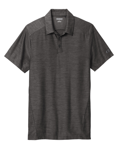 Ogio OG143 Slate Polo in Blacktop - Custom Printing Available