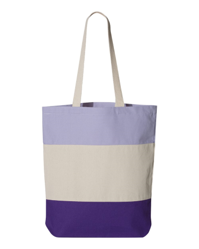 Q-Tees - 11L Tri-Color Tote front Thumb Image