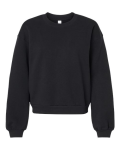Women's ReFlex Fleece Crewneck Sweatshirt Front Thumbnail | Custom Apparel Canada
