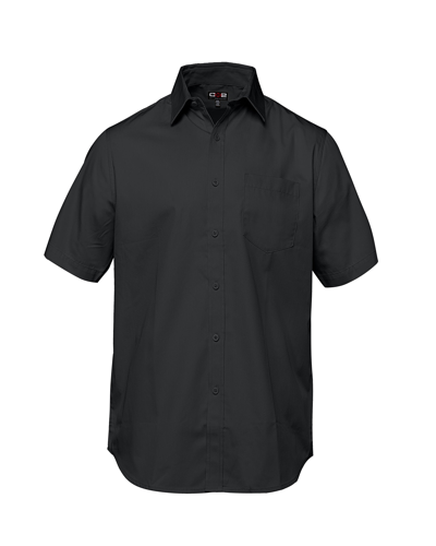 Custom Ashton Poly Cotton Twill Short Sleeve Easy-Care Shirt | Canada Sportswear S04605 | Screen Printing & Embroidery Canada