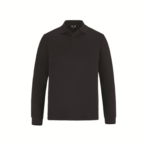 Birdie - Men's Long Sleeve Pique Mesh Polo front Thumb Image