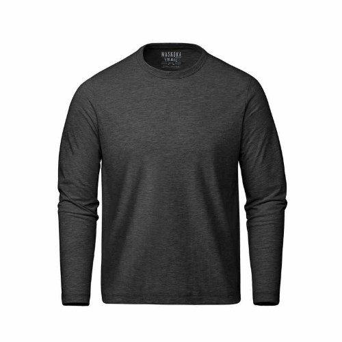Custom S05895 - Riverside - Cotton-Poly Long Sleeve Crewneck T-Shirt | ATC S05895 | Screen Printing & Embroidery Canada