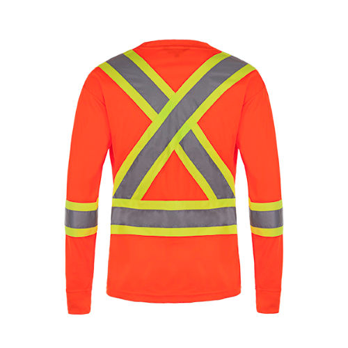 Long Sleeve Hi-Vis T-Shirt back Thumb Image