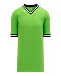 Dryflex Striped-Trim V-Neck Soccer Jersey Front Thumbnail | Custom Apparel Canada