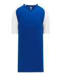 Dryflex Contrast-Sleeve V-Neck Soccer Jersey Front Thumbnail | Custom Apparel Canada