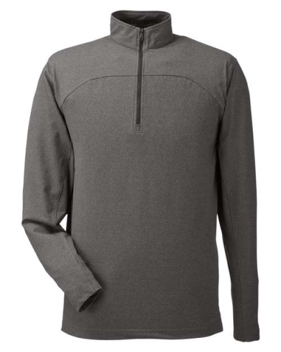 Spyder S17916 Men's Spyre Quarter-Zip Pullover in Black Frost - Custom Printing Available
