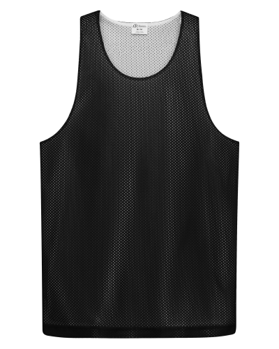 ATC S3535 Pro Club Reversible Mesh Tank Top in Black/White - Custom Printing Available