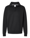 Unisex Powerblend® Quarter-Zip Pullover Front Thumbnail | Custom Apparel Canada