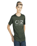 Youth Poly Knit Short Sleeve Crew Neck T-Shirt Front Thumbnail | Custom Apparel Canada