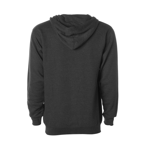 Midweight Zip Hooded Sweatshirt Back Thumbnail | Custom Apparel Canada