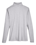 Team 365 TT31HW in Athletic Heather - Back View