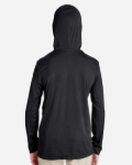 YOUTH Team 365 TT41Y Zone Performance Hooded T-Shirt Back Thumbnail | Custom Apparel Canada