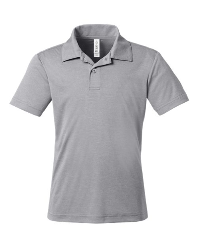 Team 365 TT51HY Youth Zone Sonic Heather Performance Polo