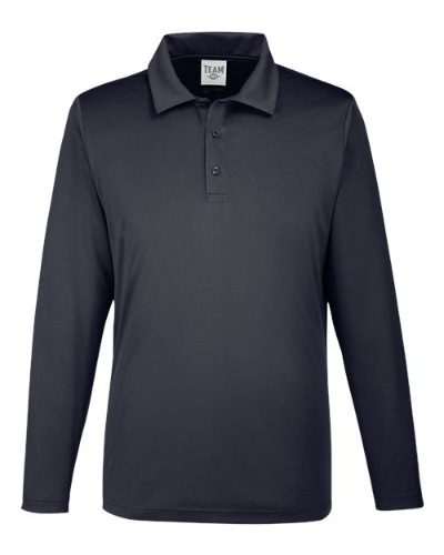 Team 365 TT51L Men's Zone Performance Long Sleeve Polo by Team 365